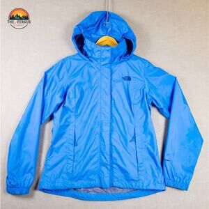 The North Face Dryvent Windbreaker Jacket Blue Hooded Gorpcore Women's Sz M